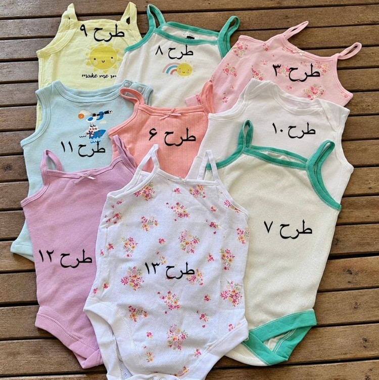 بادی بندی دخترانه برند next و primark