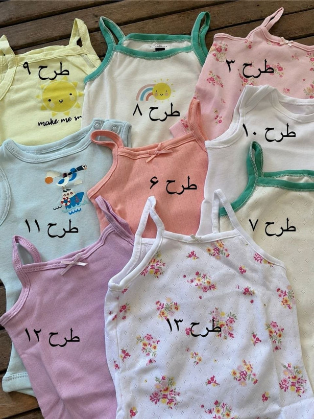 بادی بندی دخترانه برند next و primark